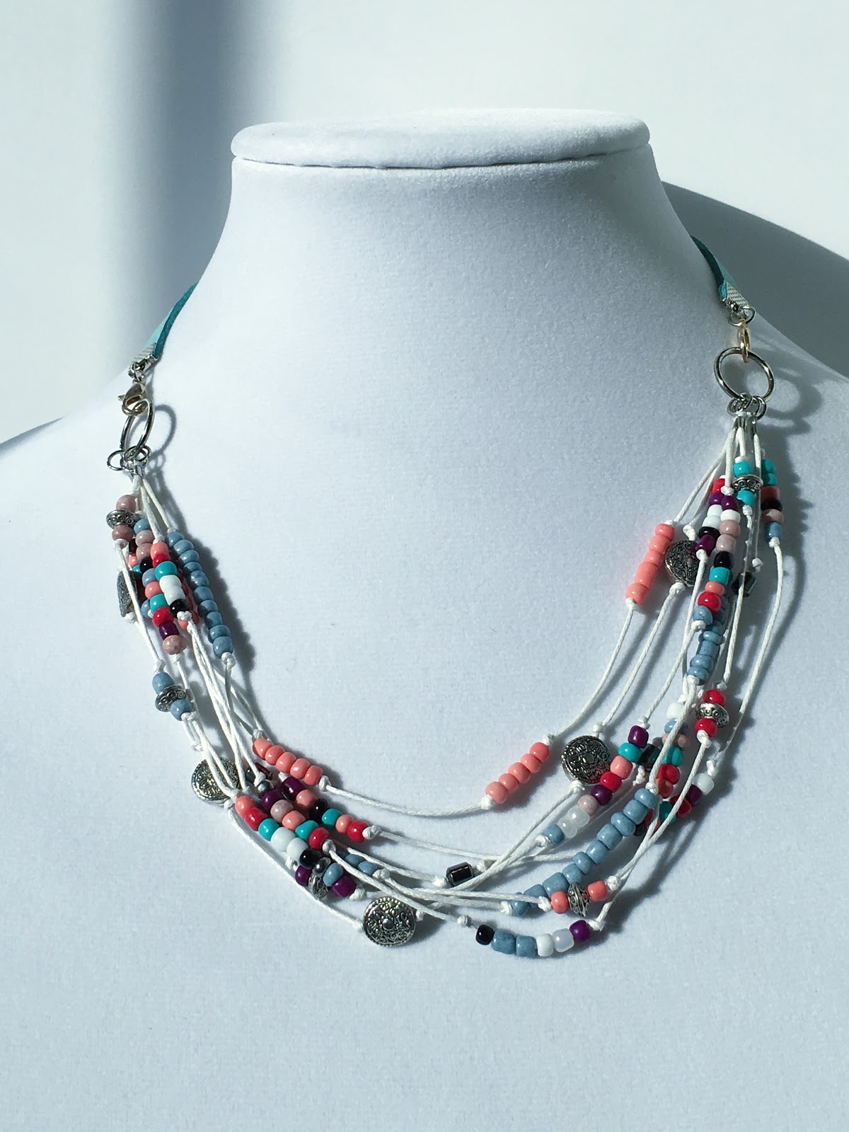 Make It Your Own Jewelry Leather and Cord Necklace