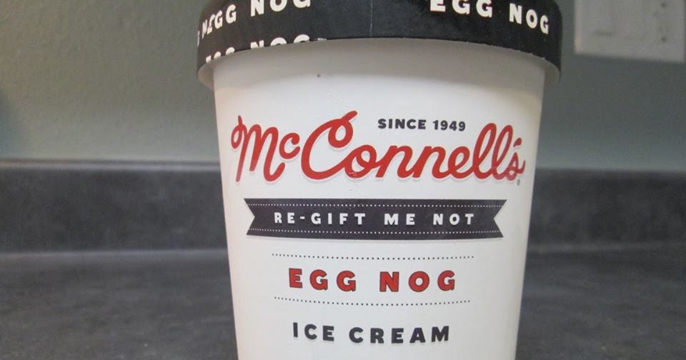 David's Ice Cream Reviews McConnell's Egg Nog