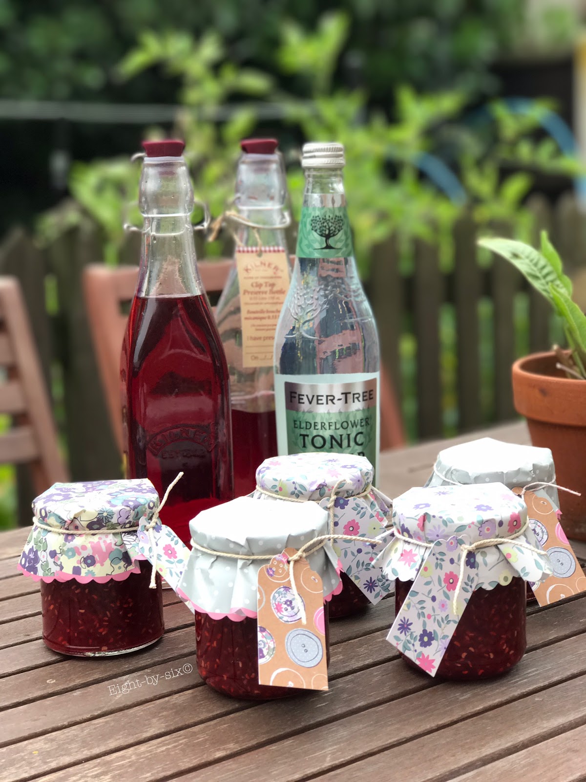 Raspberry gin jam