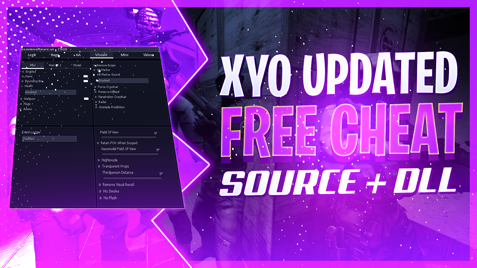 Best Free Cs Go Cheat Xy0 Source Dll Undetected 2019 Taps Skeet And Aimware