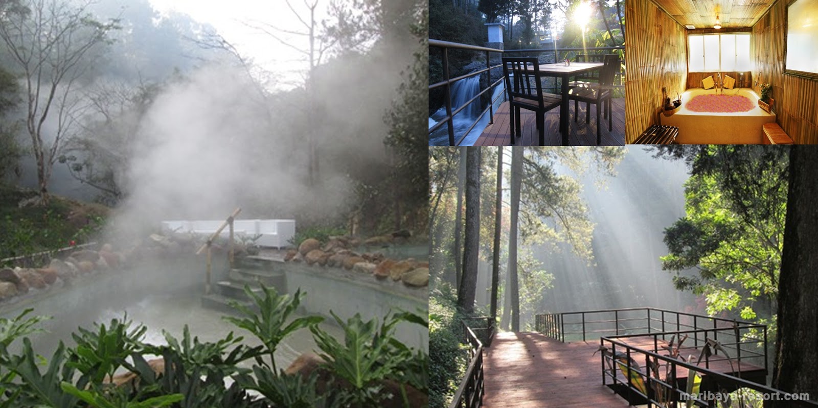 Pesona Kesegaran Alam Lembang di Maribaya Natural Hot Spring Resort Pesona Kesegaran Alam Lembang di Maribaya Natural Hot Spring Resort