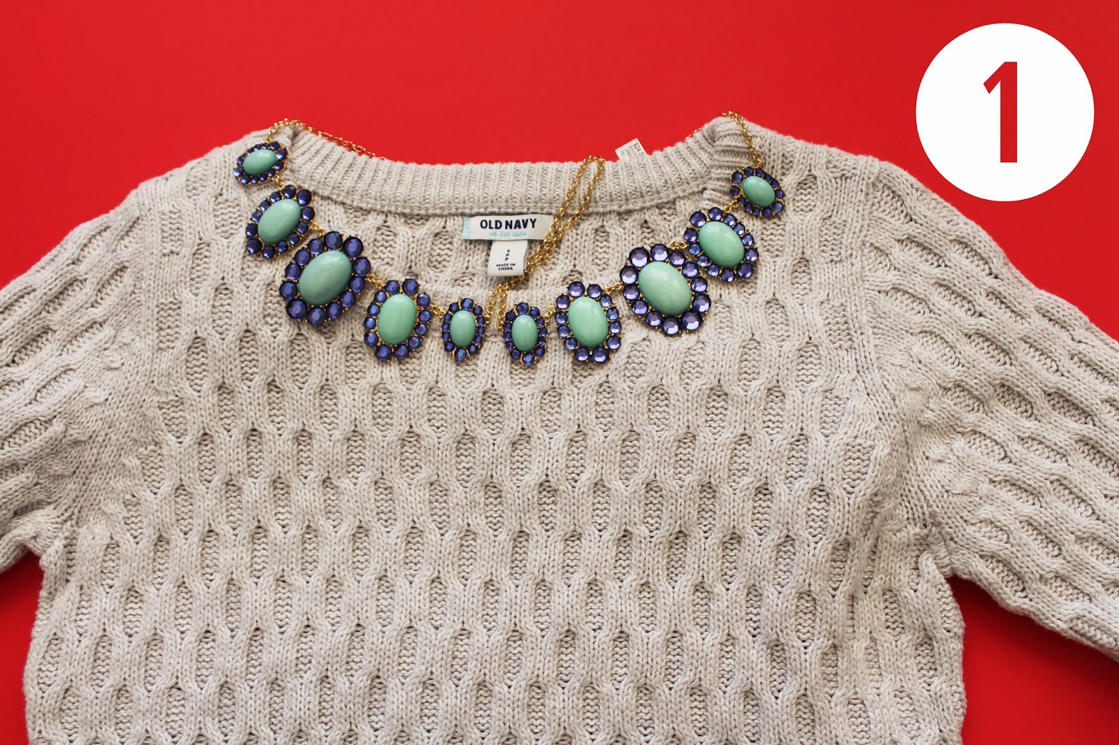 PARTYLISS: DIY Jeweled Sweater