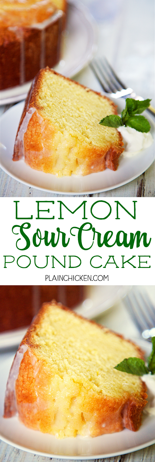 Lemon Sour Cream Pound Cake Plain Chicken