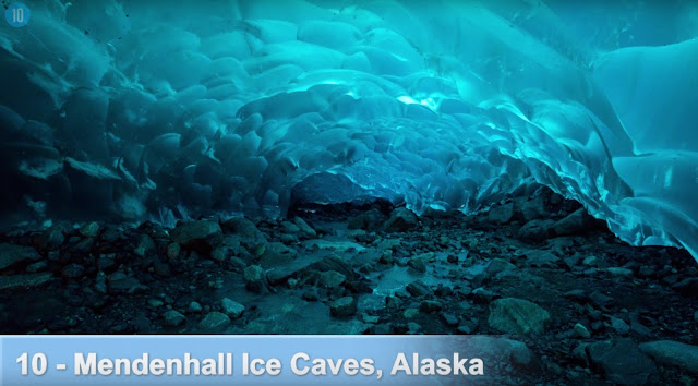 Mendenhall ice caves Alaska