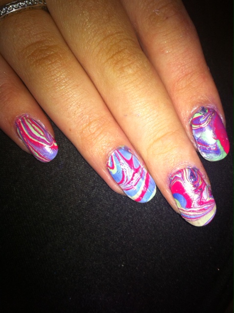 Clear Beauty Clare: Nail Marbling Tutorial