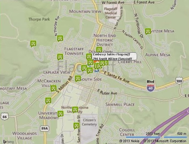 Map of TripAdvisors' Top Things To Do in Flagstaff Map of TripAdvisors' Top Things To Do in Flagstaff