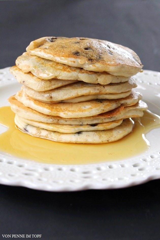 Penne im Topf: Chocolate Chip Pancakes