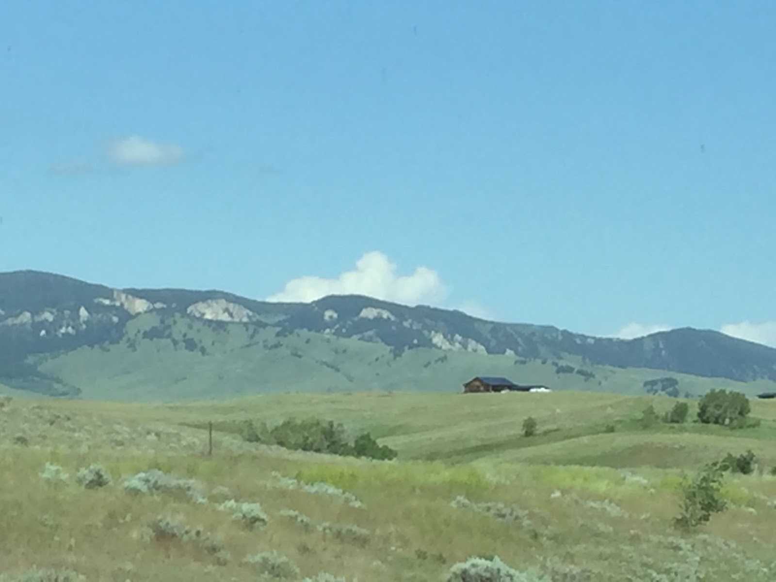 BLUE SKY AHEAD Road Trip Buffalo WY to Billings MT, via I90