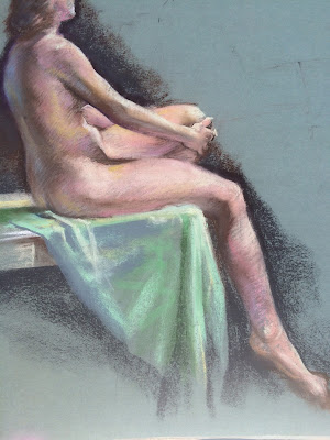 Pastel Figure Study by Francis Quirk Quirk Artist Figure Study Pastel
