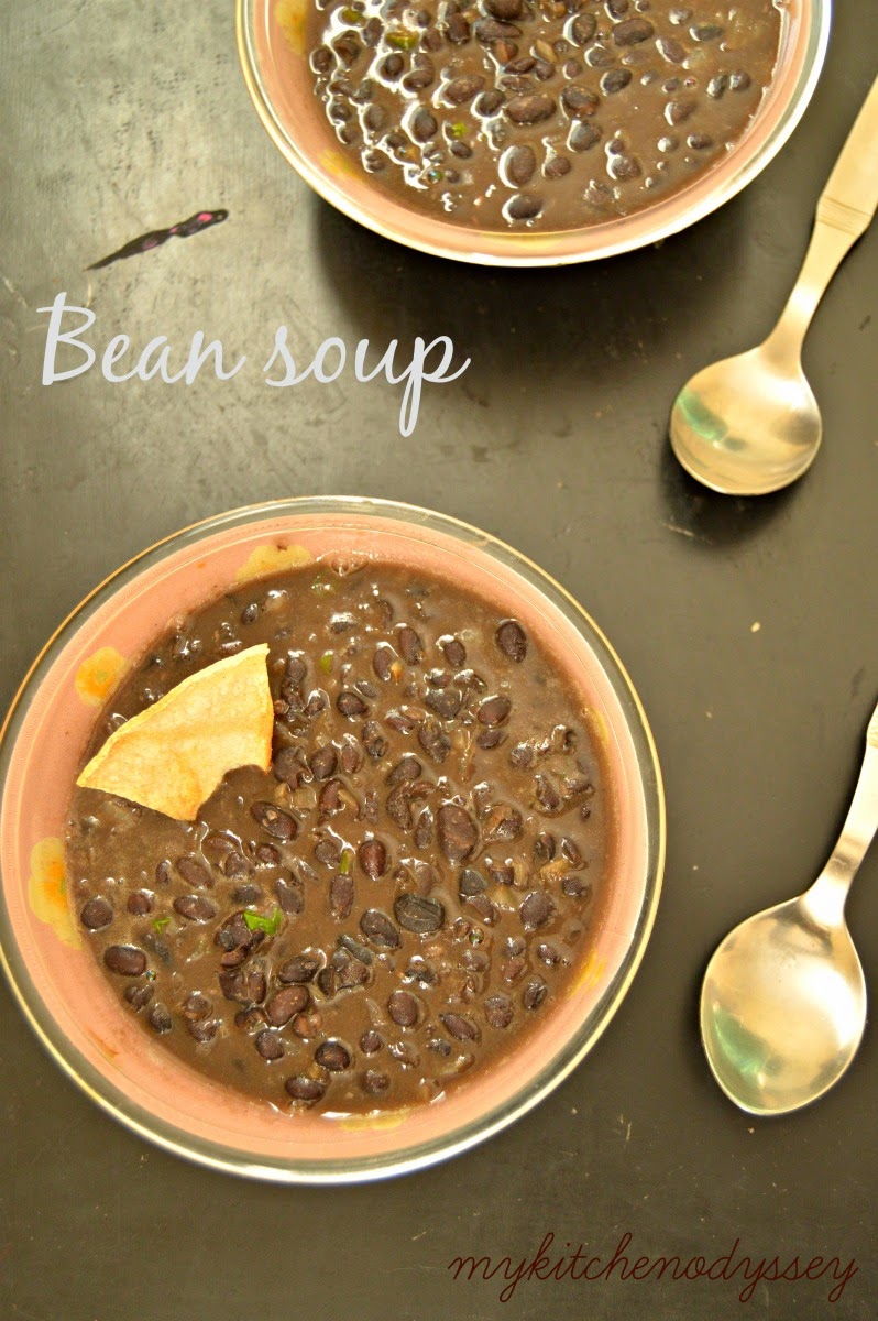 Vegetarian black bean soup