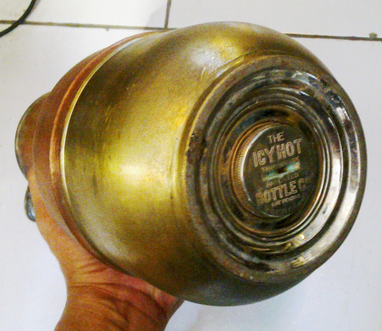 RUST HOUR ANTIQUES N SECONDLIFE Termos Antik IcyHot No