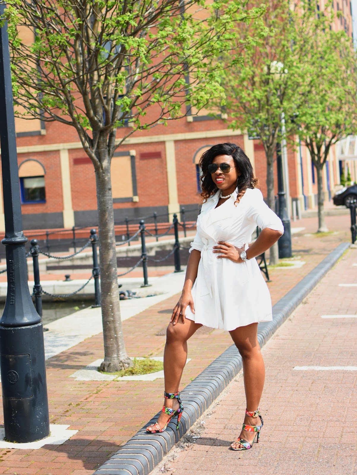 White Dress/Jacket.! Adventure Meets Designer