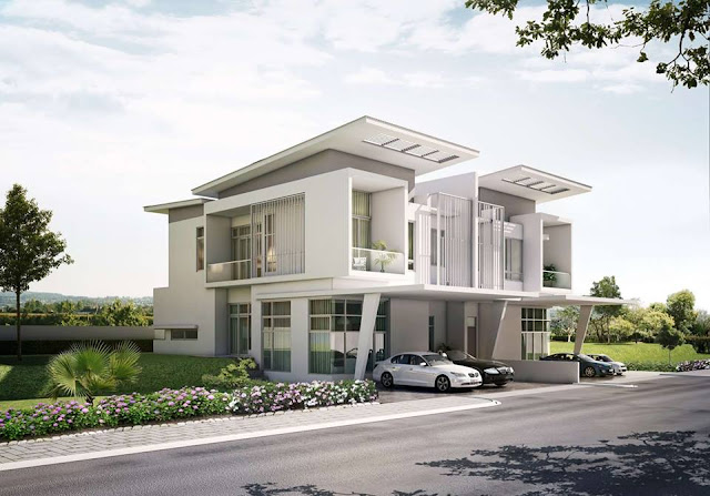 Desain rumah mewah minimalis modern 2 lantai Desain rumah mewah minimalis modern 2 lantai
