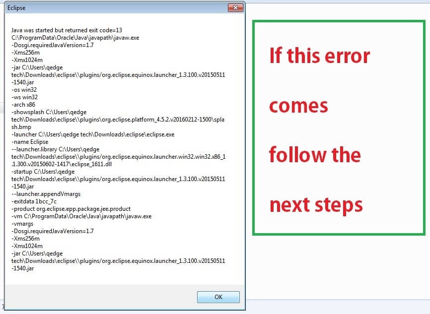 Fix Eclipse Installation Error Code 13 Steps