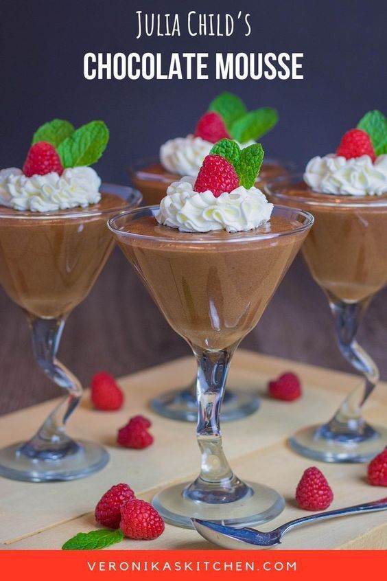 Julia Child’s Chocolate Mousse Easy Recipes for Every Meal