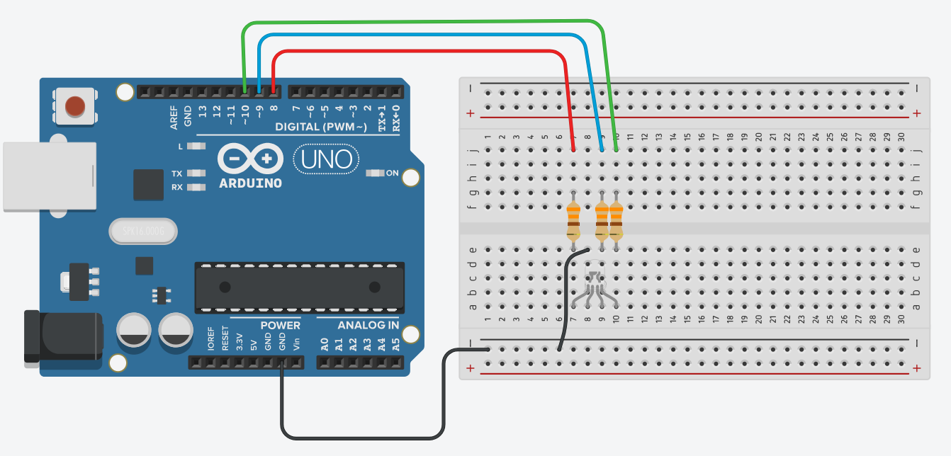 Arduino STEM: Multicolor LED Blink