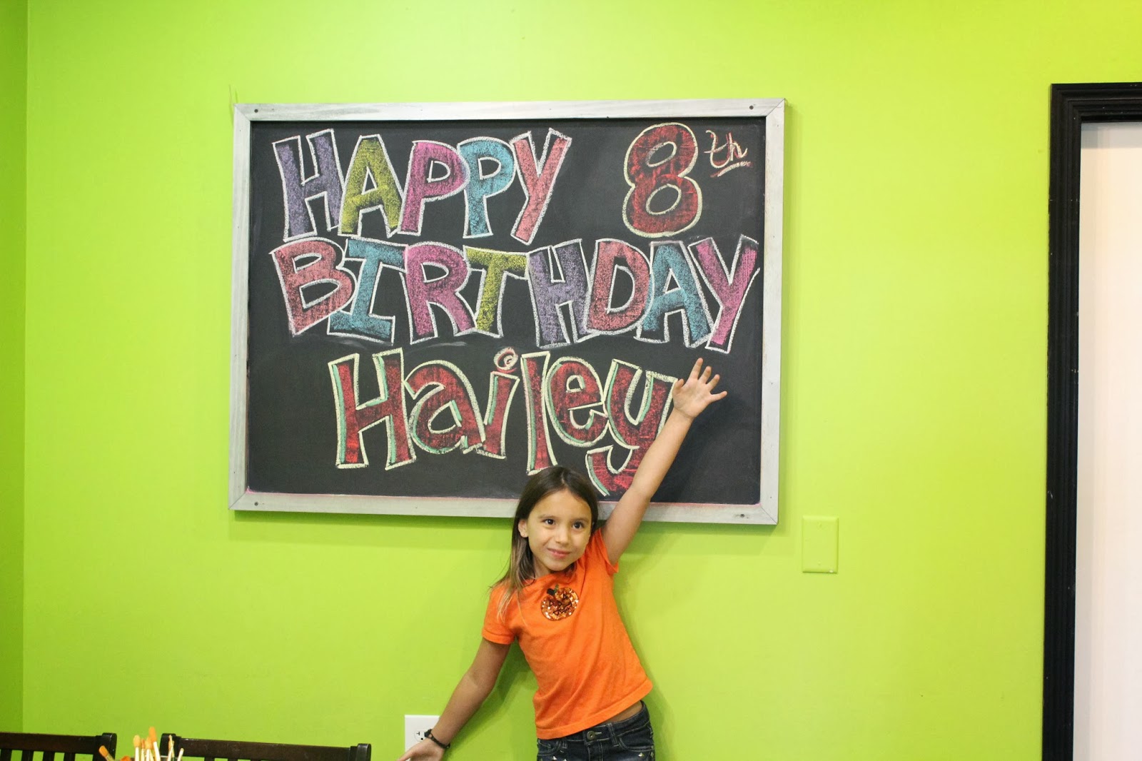 Gust Gab Manic Ceramic Hailey's 8th Birthday Party!
