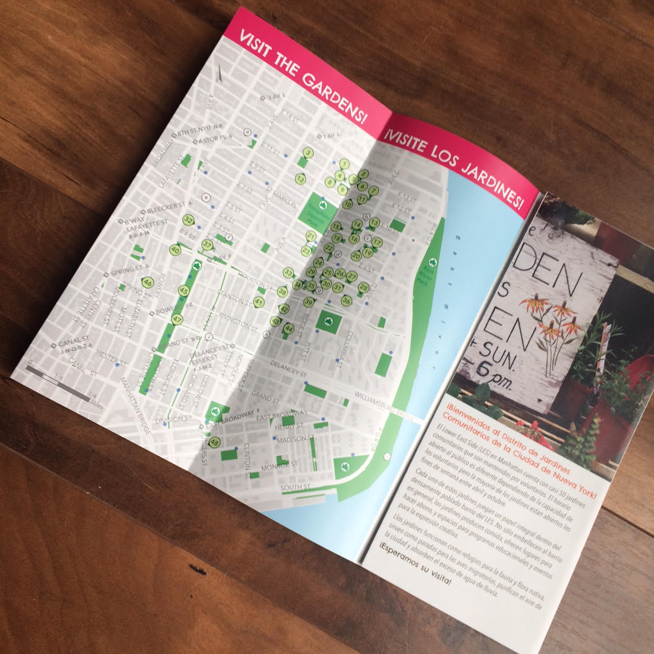 EV Grieve How to get a free map of Lower East Side Community Gardens