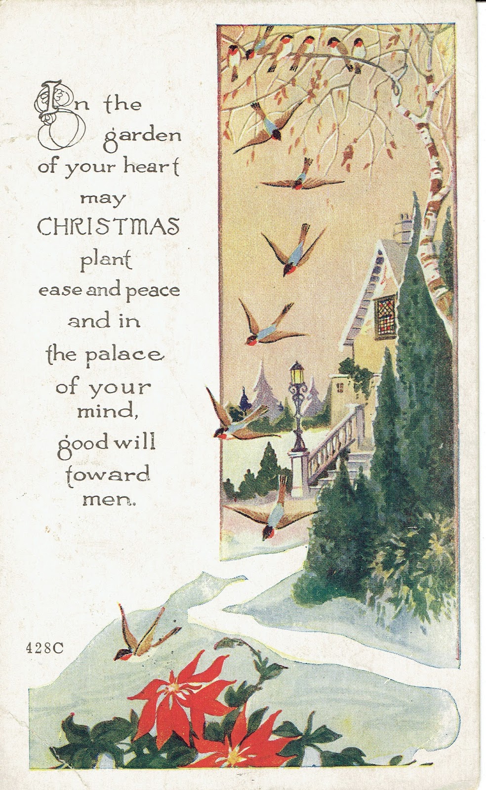 When a gardener collects vintage postcards