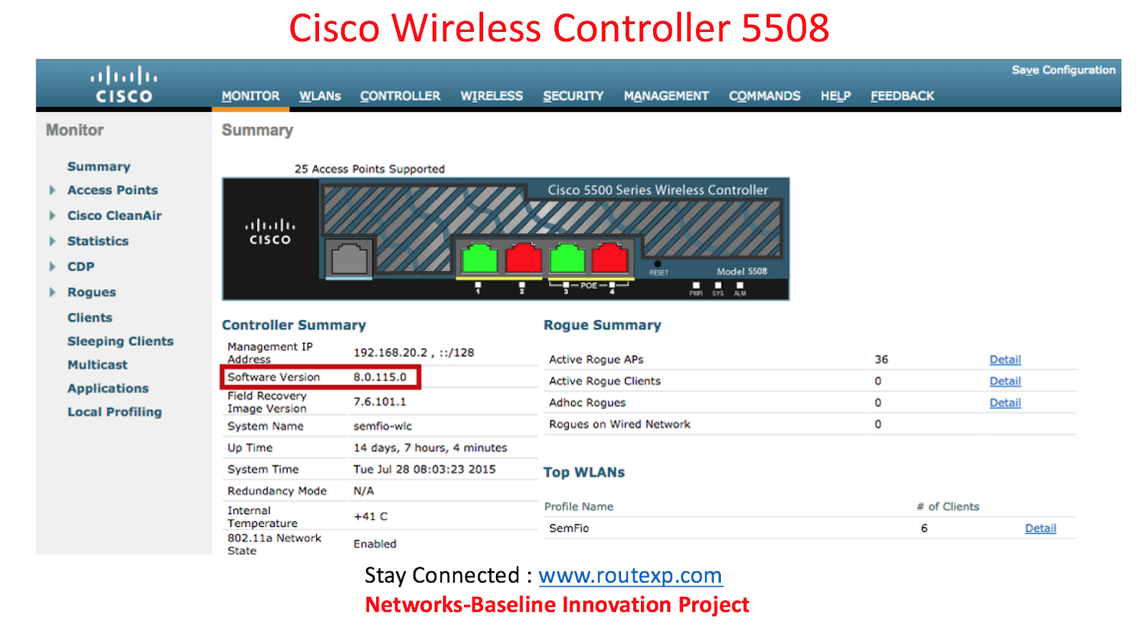 airplay cisco 5508 software