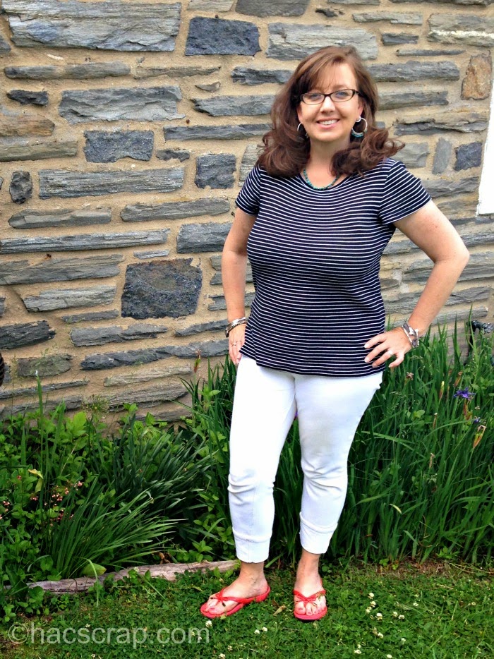 My Scraps | Mid-Life Mom Style - White Jeggins