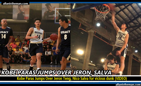 Kobe Paras Jumps Over Jeron Teng, Nico Salva for vicious dunk (VIDEO)