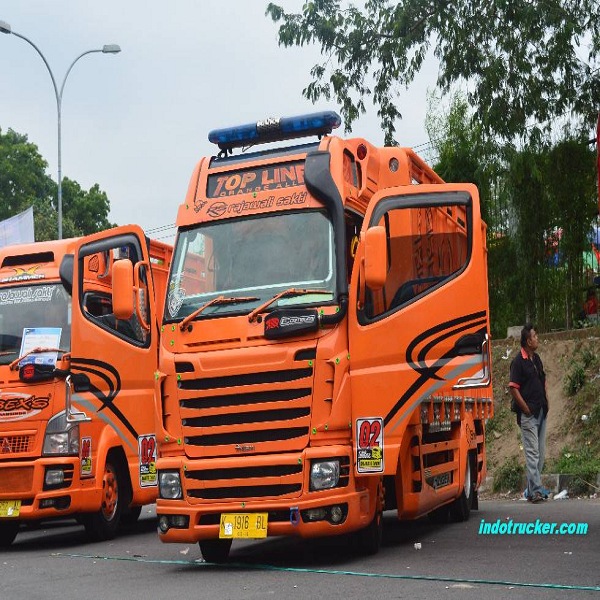 Gambar Full Variasi Truk Canter Terbaru Modifikasi Bemper 