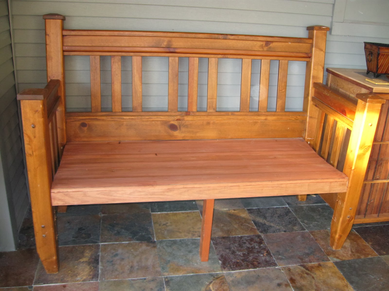 Granny Marigold A repurposed bed