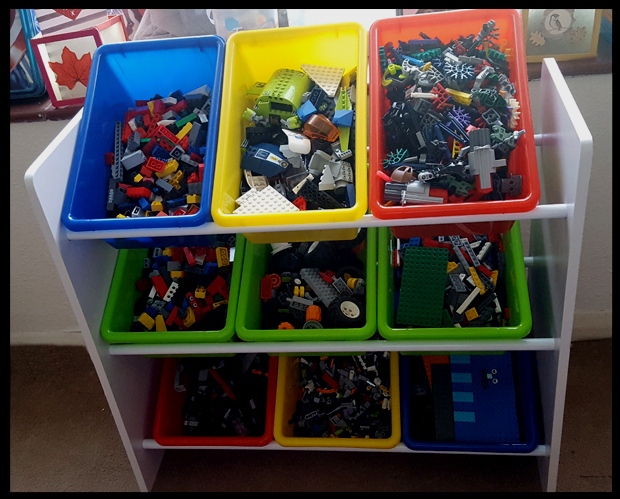 Toy Storage Unit ideal for storing all those different types of Lego 