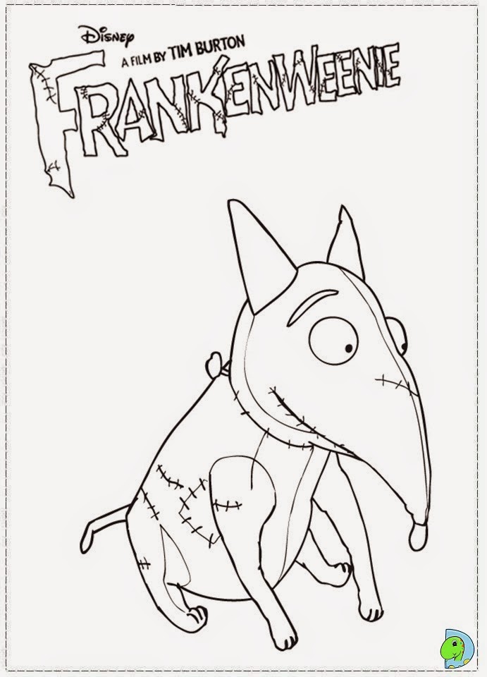 Dinokids Desenhos para colorir Desenhos do Frankenweenie para colorir