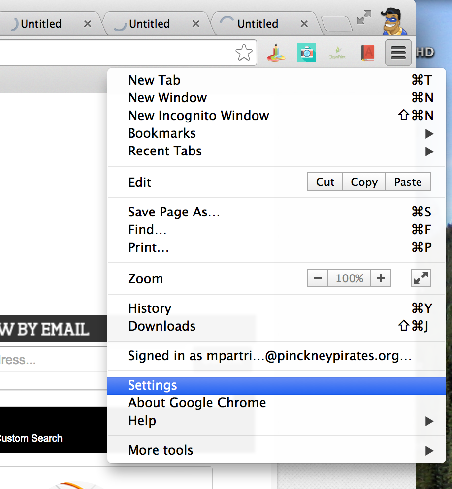 Adding a Plugin to Chrome