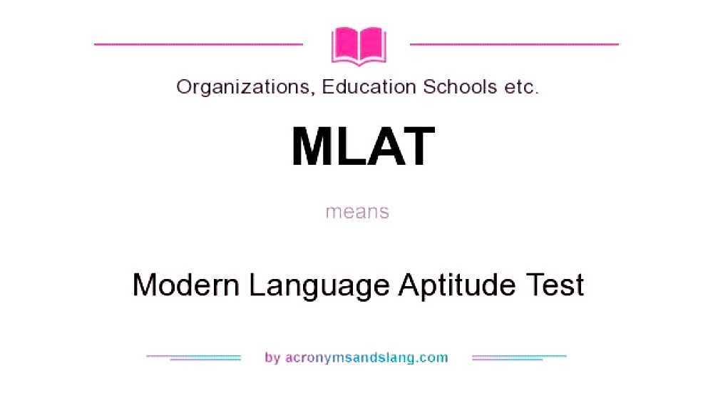 Modern Language Aptitude Test