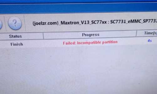 Failed incompatible. Test failed ora-01017.