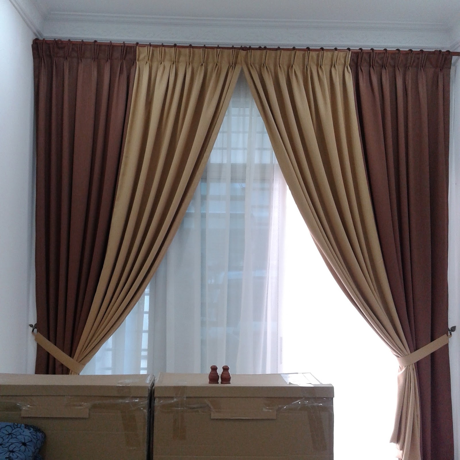 Langsir Rumah Baru Saba Tailor Trading Baju Bajet Kami Sediakan Pakej Langsir Dengan Pilihan Kain Pelbagai Warna Railing Rod Dan Blind Khidmat Pemasangan Sekali