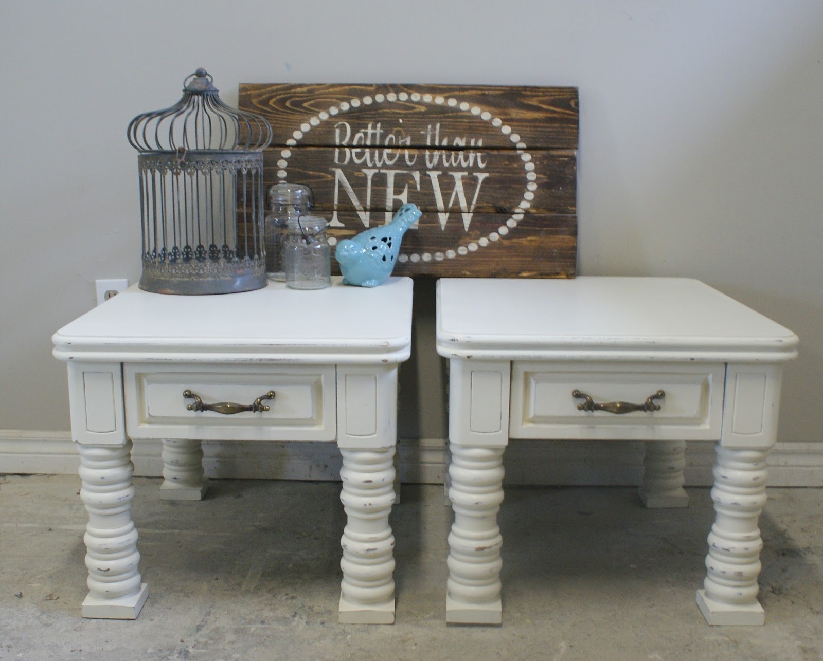 Better Than New Feels Like the Cottage Side Tables