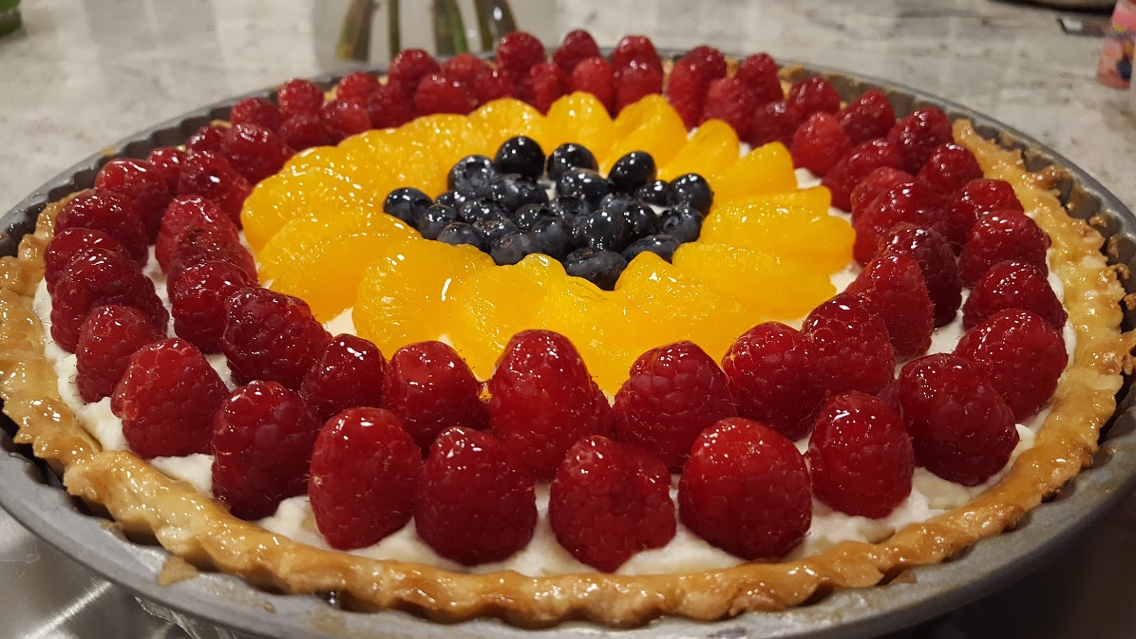 Tartine's Fresh Fruit Tart with Bavarian Cream