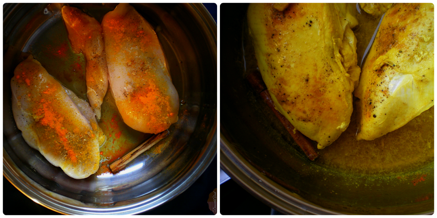 Pastela de pollo (Elaboración)