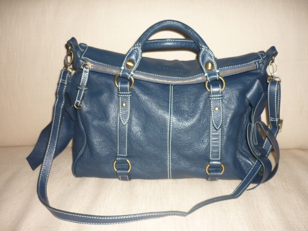 YUS BRANDED BAG: authentic renoma soft leather handbag