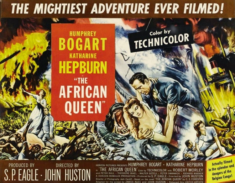 A Vintage Nerd, Vintage Blog, Classic Film Blog, Old Hollywood Blog, Exploring Africa Films, The African Queen