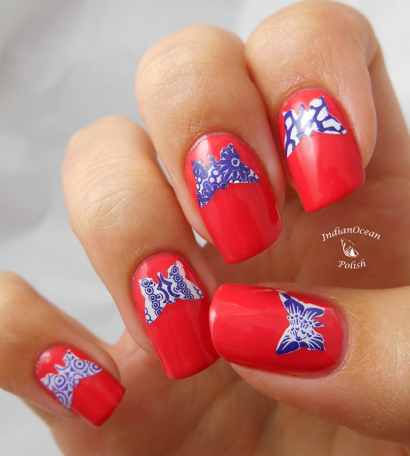 Indian Ocean Polish How to make your own nail decals part 2!