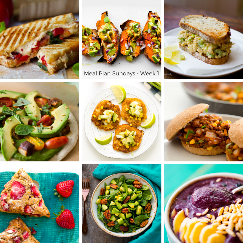 Vegan Meal Plan Sundays Week 1 Vegan Recipe