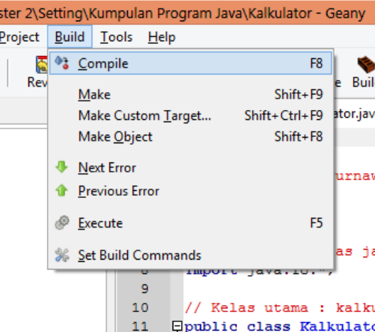 Make compile. Role = menubar.