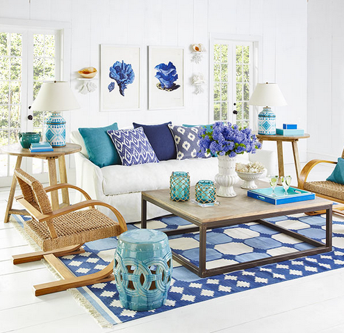 Sanity Fair Ikat Addiction Wisteria Home Furnishings