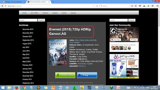 Cara download film di ganool sekali tiup  Cara Download Film di Ganool Sekali Tiup [Update]