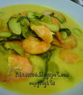 Just Beyond The Horizon Masak Lemak Cili Padi Udang Petai