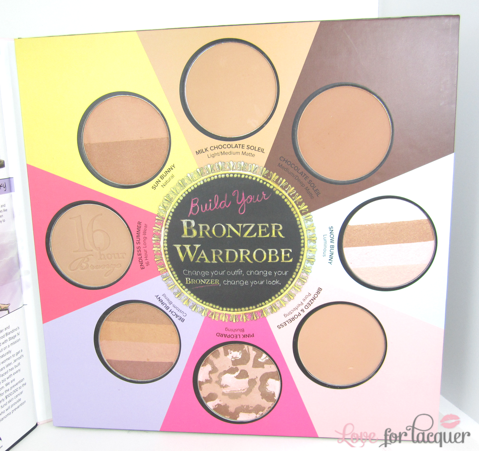 Too Little Black Book Of Bronzers Review - Love for Lacquer