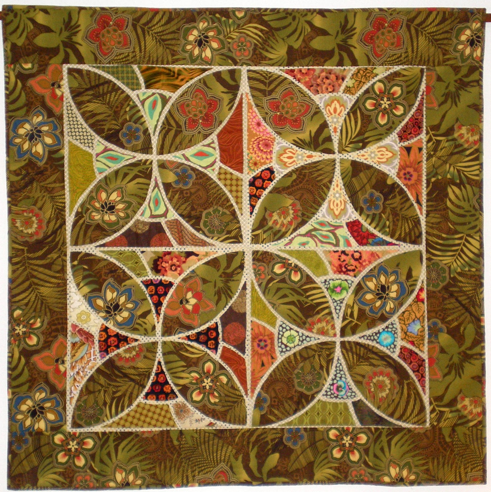 Bobbi Finley One Quilter's Journey New Tile Quilt