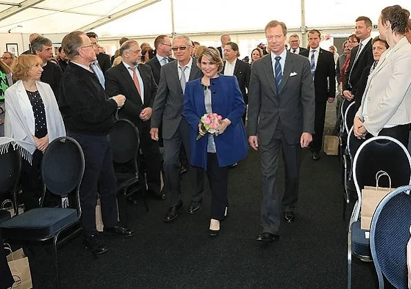 Grand Duke Henri and Grand Duchess Maria Teresa attended celebrations of 50th anniversary of establishment of APEMH Foundation at Bettange Castle