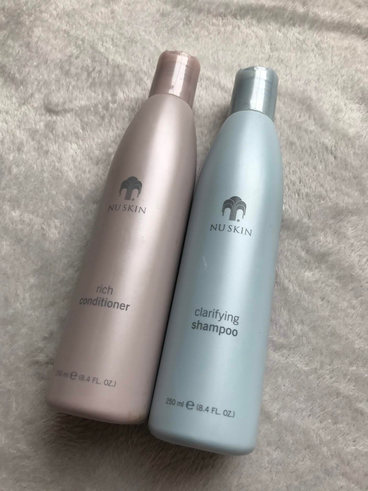 Current haircare routine with Nu Skin Aoife Malone