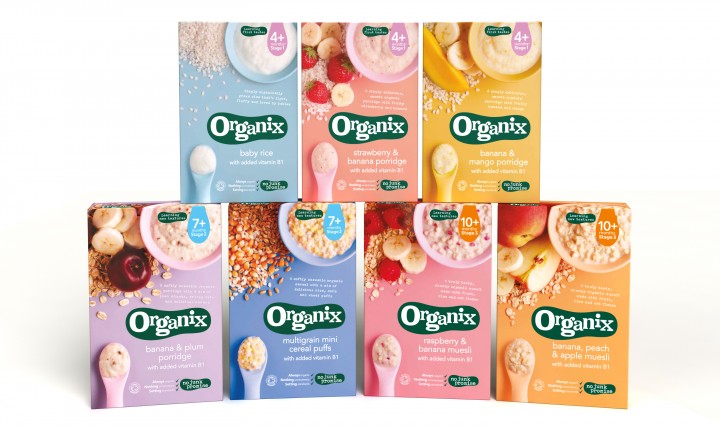 organix baby porridge 4 months
